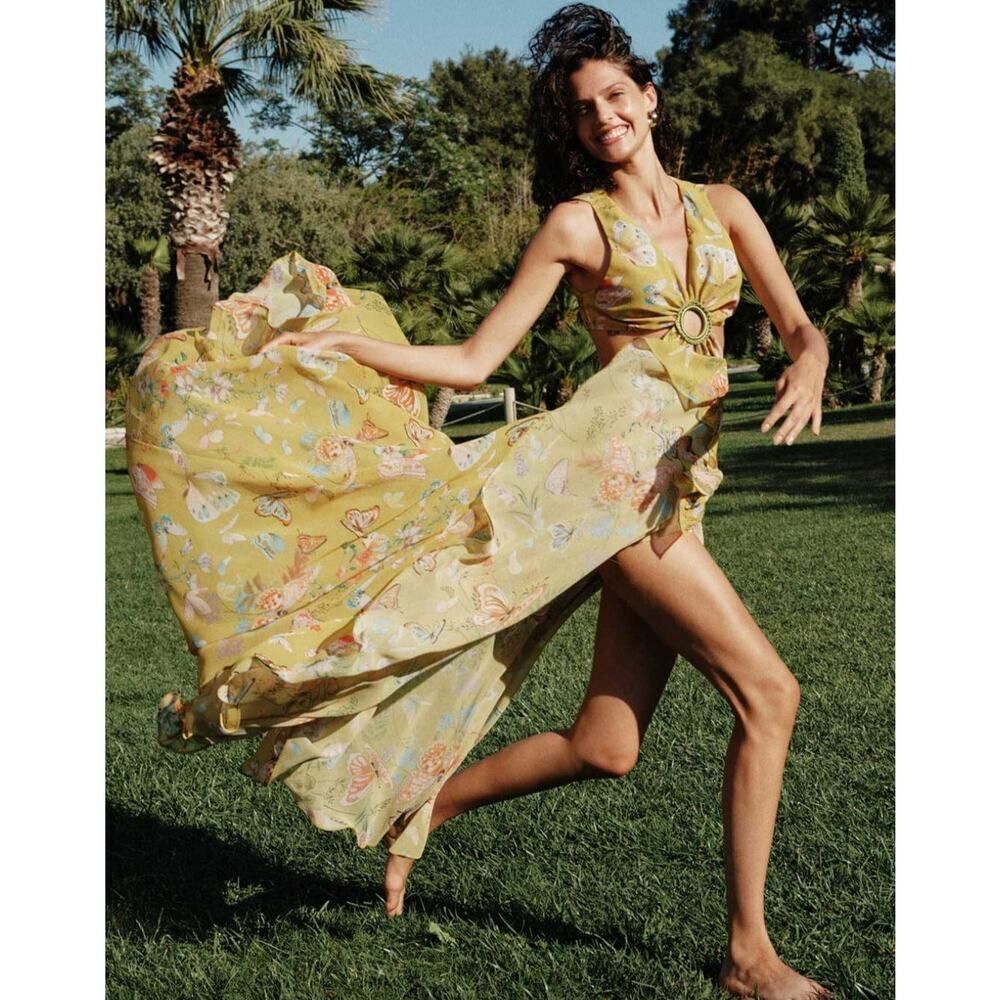 MYBEACHYSIDE Begonia Cut-Out Dress - Size S - NWT